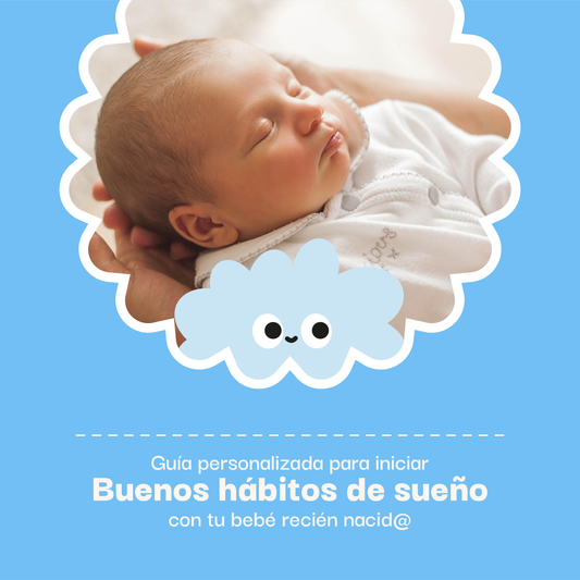 Guía personalizada para iniciar buenos hábitos de sueño con tu bebé recién nacid@