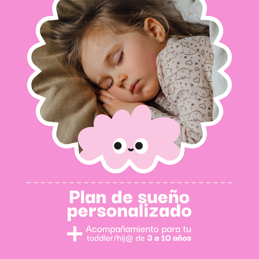 Plan sueño personalizado + acompañamiento para tu toddler/ hij@ de 3 a 10 años